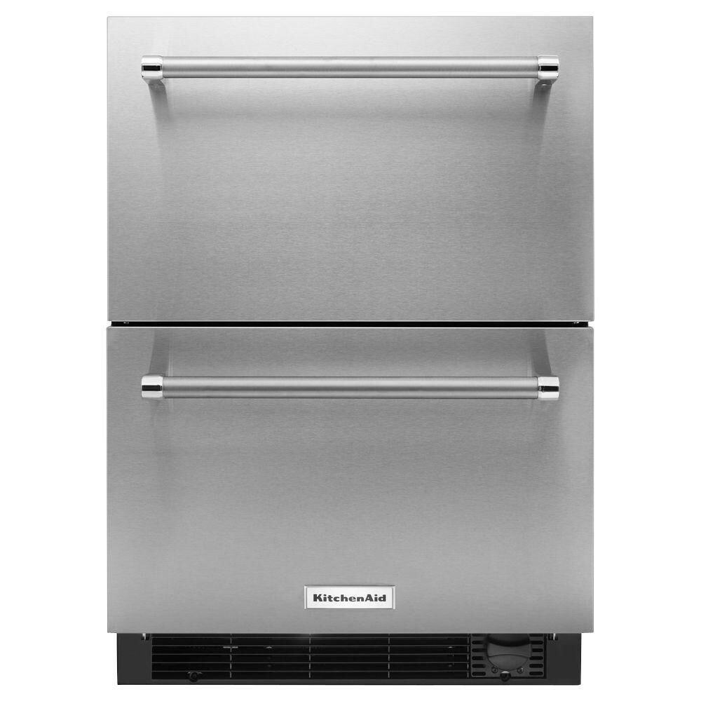 Haier 5.4 Cu-Ft. Undercounter Dual Drawer Refrigerator in Stainless Steel