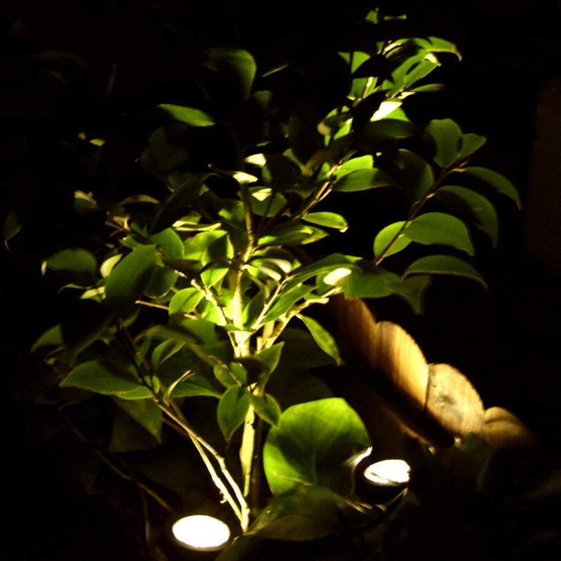 Solar Spot Lights Outdoor, LED Waterproof Pond Light Solar Spotlight Underwater