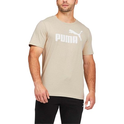 

Мужские бежевые повседневные топы Puma Ess Logo Tee Us 58644964, Бежевый, Puma Ess Logo Tee Us