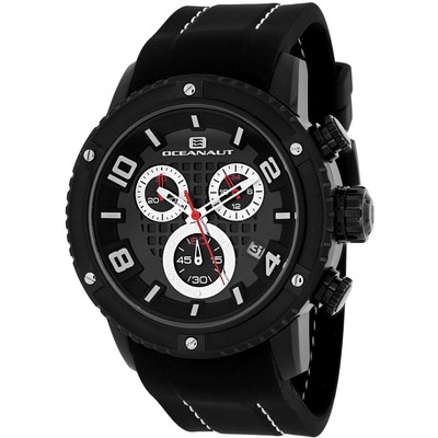 Pre-owned Oceanaut Mens Impulse Sport Black Dial Watch - Oc3124r