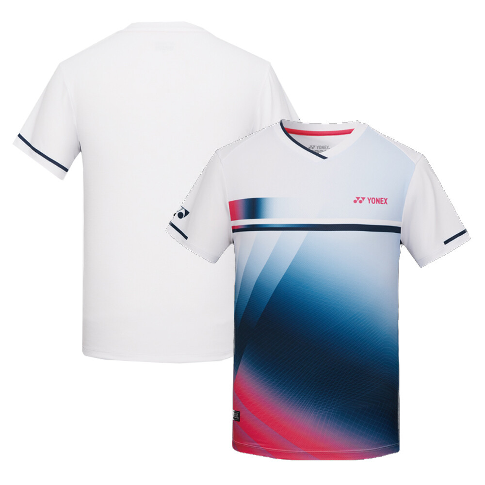 YONEX 24F/W Men's Badminton T-Shirts Sportswear Top Tee Sky
