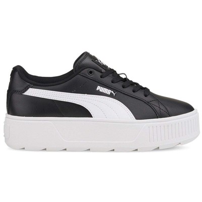 Женские черные и белые кроссовки на платформе Puma Karmen L 38461503