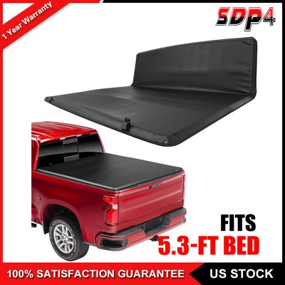 For 04-13 Colorado/Canyon 5ft 60'' Short Bed Soft Lock Tri-Fold Tonneau Cover