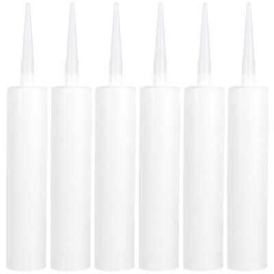  6 Pcs Sealant Caulk Tubes for Home Empty Hose Uneven Tile Sealants