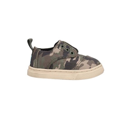 

Зеленые кроссовки без шнуровки TOMS Alpargata Resident Camo для маленьких мальчиков, повседневная обувь 10, Зеленый, TOMS Alpargata Resident Camo Slip On Infant