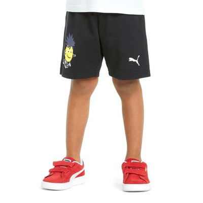 

Черные повседневные спортивные штаны Puma Fruitmates для мальчиков для малышей 847315, Черный, Puma Fruitmates Graphic Shorts Toddler