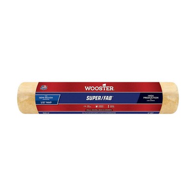 WOOSTER R240-14 Paint Roller Cover,14''L,1/2''Nap,Knit 5MPR9