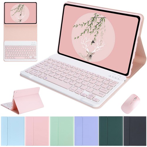 For Amazon Kindle Fire HD 10 Plus 2021 Removable Bluetooth Keyboard Case Cover