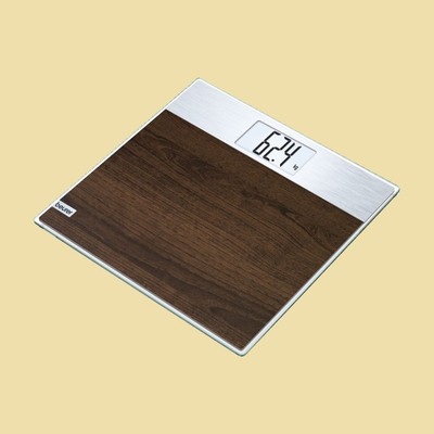 Beurer Glas-Personenwaage GS 21 Madeira - 180 kg - Laminat/Edelstahl - 744.35
