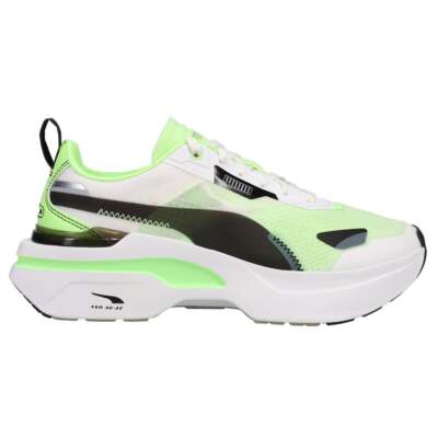 

Puma Kosmo Rider Lace Up Womens Green, White Кроссовки Повседневная обувь 383113-01, Puma Kosmo Rider Lace Up