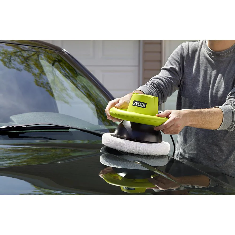 Ryobi Orbital Buffer 0.75 Amp Corded Electric 10 in. Applicator Buffing Bonnet