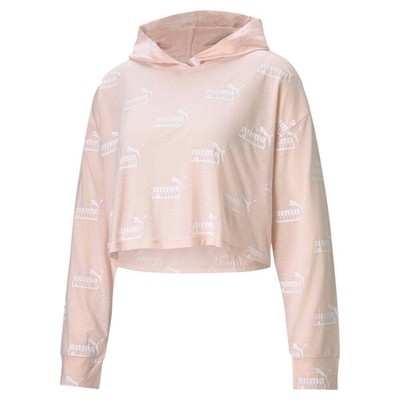 

Puma Amplified Легкий пуловер с капюшоном плюс женские розовые пальто Куртки Outerw, Розовый, Puma Amplified Lightweight Pullover Hoodie Plus
