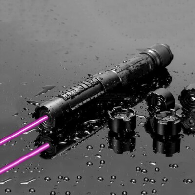PX6 405nm Adjustable Focus Super Powerful Purple Laser Pointer Laser Beam