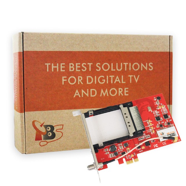 TBS6290SE DVB-T2/T/C Dual Tuner Dual CI PCIe Card SD HD TV receiving Support PLP