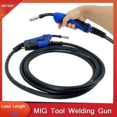 MIG Welding Gun Welder Gun Torch w/ 5m 16ft Lead For 180A-500A Welding Machine
