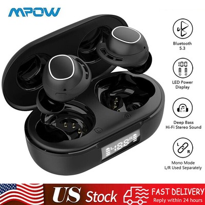 Mpow True Wireless Earbuds Bluetooth 5.3 Headphones Waterproof Stereo Earphones