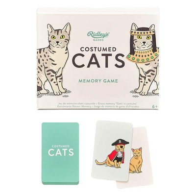 Ridley s Costume Cats Memory Game   Includes 50 Matching Cards and Instructio...