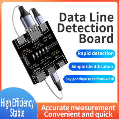 DT3 USB Cable Tester Data Cable Detection Board for iOS Android Type-C Test
