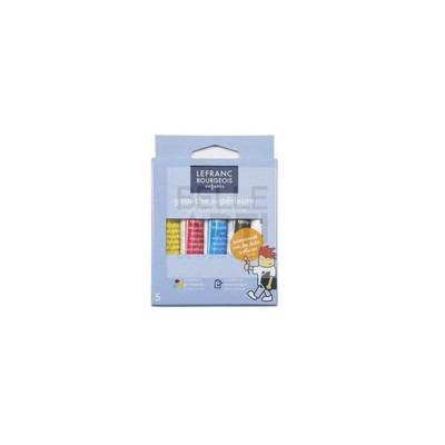 Tempera Spritzfertig '' Enfants '' L & B 5 Rohre Ab 10 ML Farben Primär
