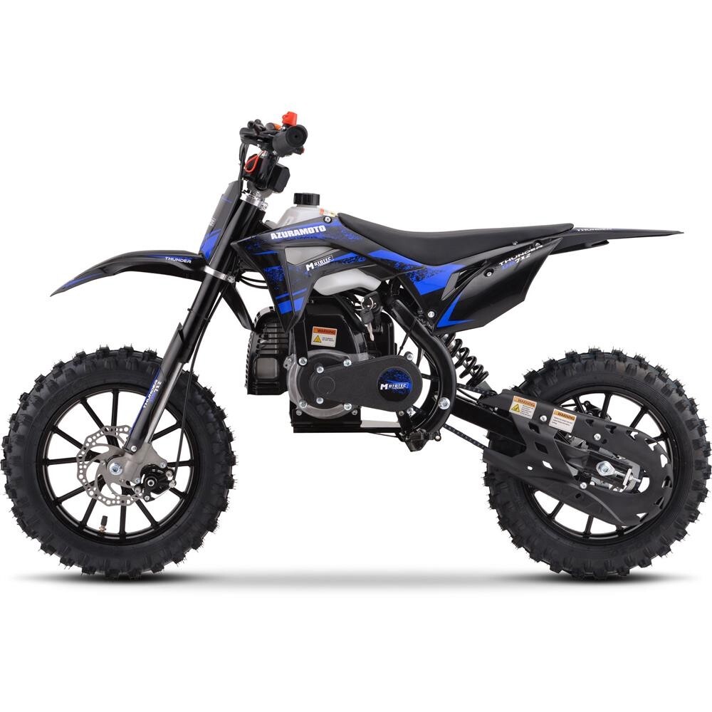 MotoTec Thunder 50cc 2 Stroke Kids Gas Dirt Bike - Multi Colors - ON SALE