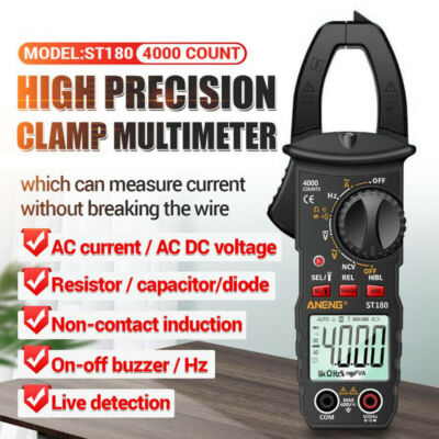 Digital Multimeter Clamp Meter Volt Amp Ohmmeter High-Precision Tester Tool Kits