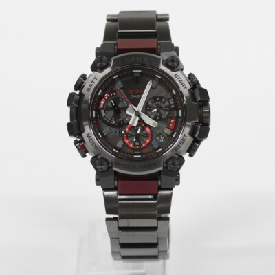 Pre-owned Casio G-shock Mtg-b3000bd-1ajf Analog & Digital Quartz Radio Solar Black Black