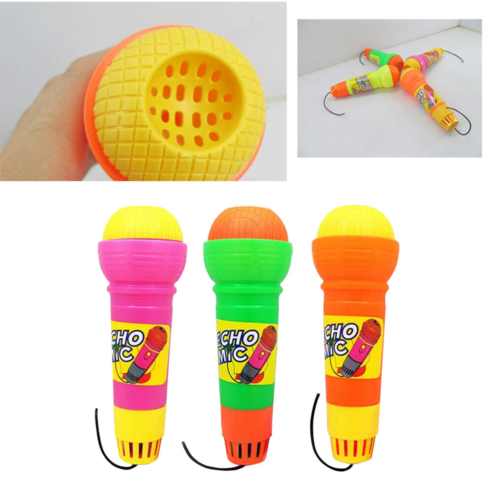 6pcs Echo Microphone Multicolor Novelty Funny Voice Amplifying Toy for