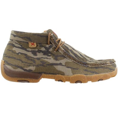 Мужские зеленые повседневные ботинки Twisted X Camo Chukka MDM0082