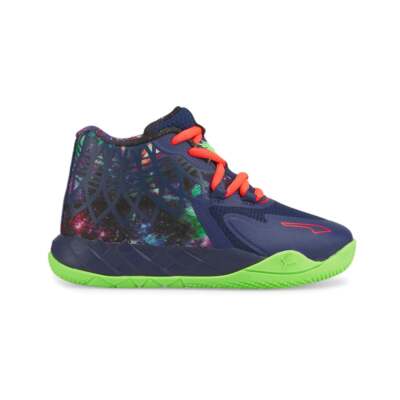 

Повседневная обувь Puma Mb1 Galaxy Lace Up Youth Boys Blue Sneakers 38572907, Синий, Puma Mb1 Galaxy Lace Up Youth