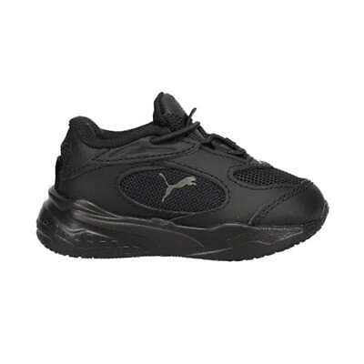 

Черные кроссовки Puma RsFast Triple Lace Up Toddler Boys Повседневная обувь 382062-01, Черный, Puma RsFast Triple Lace Up Toddler