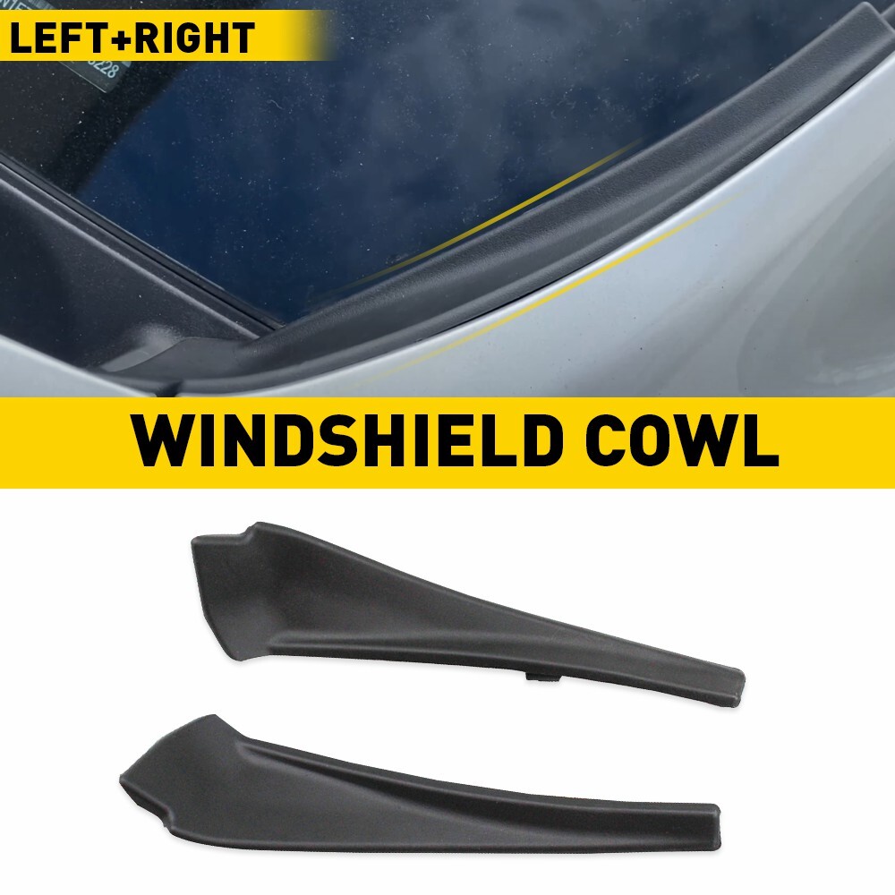Pair Front Wiper Side Cowl Extension Trim 66895-4BA1A Fit