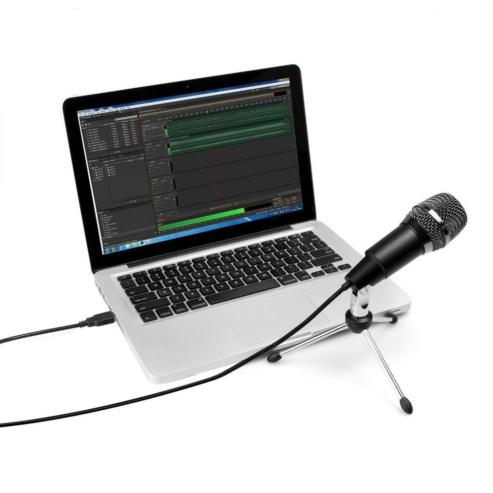 Fifine Plug & Play Home Studio USB Condenser Microphone for Windows Mac - K668
