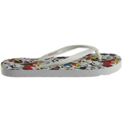 

Женские белые повседневные сандалии Disney MFXJ005 Flip Flop Flip Flop, Белый, Disney Mickey And Friends Flip Flop