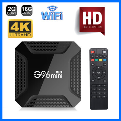 Android 13.0 Smart TV Box 4K HDMI Quad Core HD 2.4G WIFI Media Stream Player