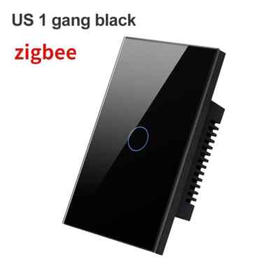 Tuya Zigbee Smart Touch Switch Light With Neutral/No Neutral Wire 1/2/3Gang Wall