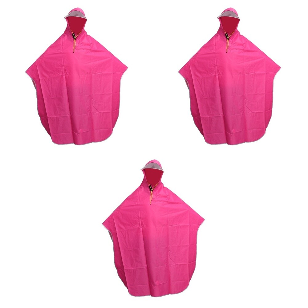 3 st&uuml;cke Herren Womens Radfahren Fahrrad Regenmantel Regen Umhang Poncho Kapuze