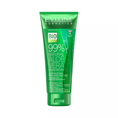 (1L/27,92€) EVELINE Aloe Vera Multifunktionales Körper- und Gesichtsgel 250 ml