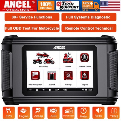 ANCEL MT510 OBD2 Motorcycle Full System Diagnostic Tool Fit For Ducati Motorbike
