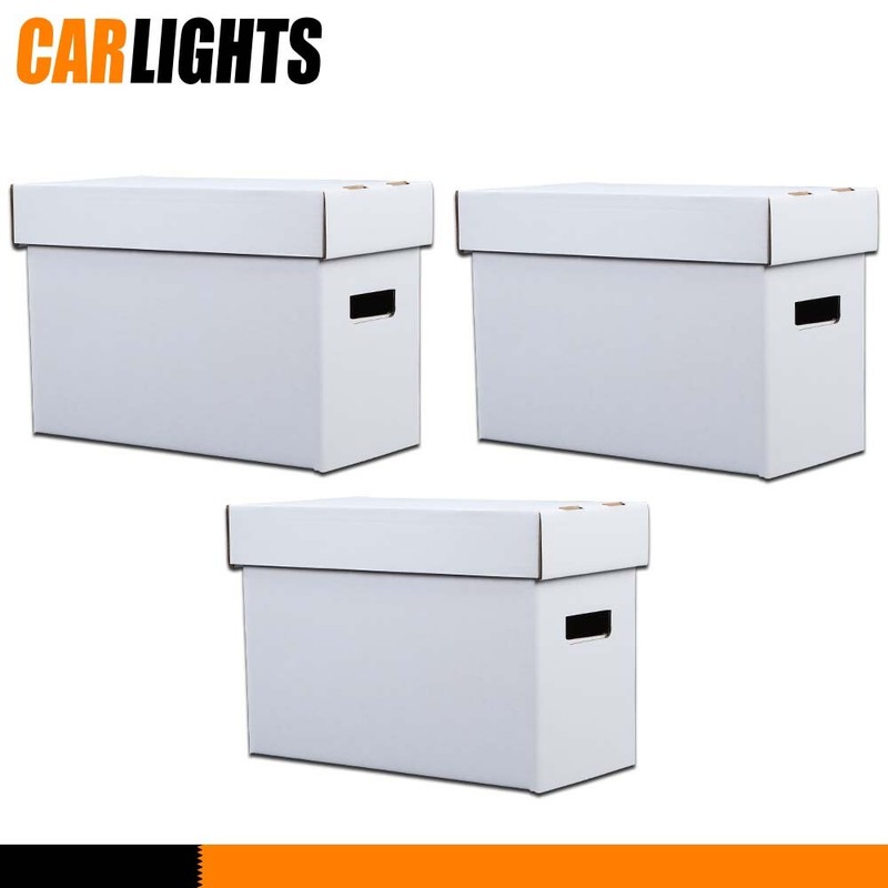 3PCS Short Comic Book Storage Boxes Holds 150 175 Stackable