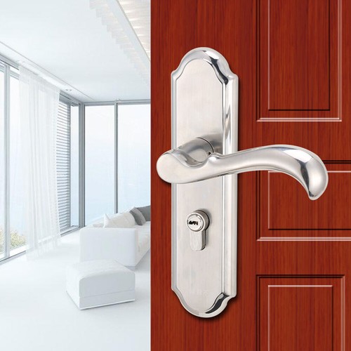 Edelstahl Schlafzimmer Türschloss Hebel Griff Schloss Innenschloss mit