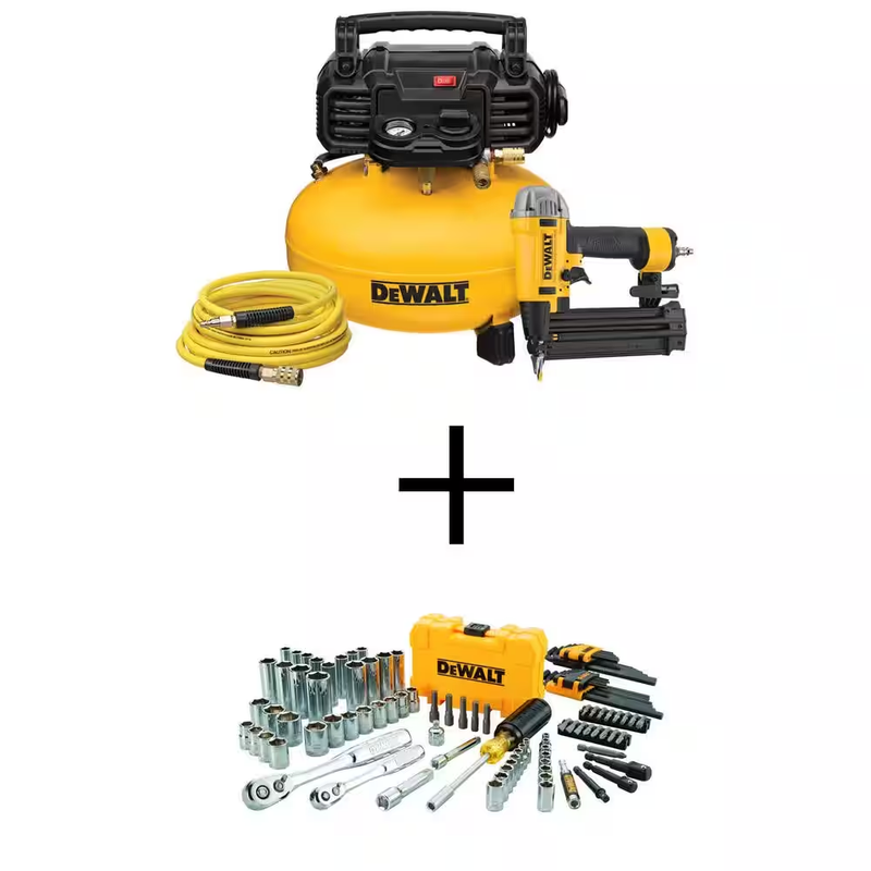 6 Gal. 165 PSI Heavy-Duty Electric Pancake Air Compressor, 1