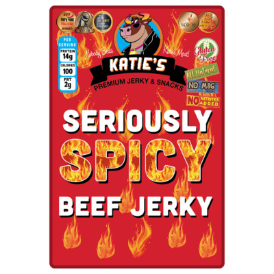 Katie's Beef Jerky - Mild to Super Hot