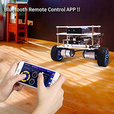 Desktop Barebones Yahboom Smart Robot Balance Car Arduino UNO Robotics Education