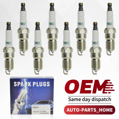 Pack 8 CNPAPC Iridium Spark Plugs 41-962 for GMC Sierra Chevy Silverado 19299585