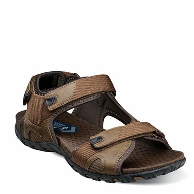 

Мужские сандалии Nunn Bush Rio Bravo с тремя ремешками River Sandal 12 D(M) США - Тан, Tan