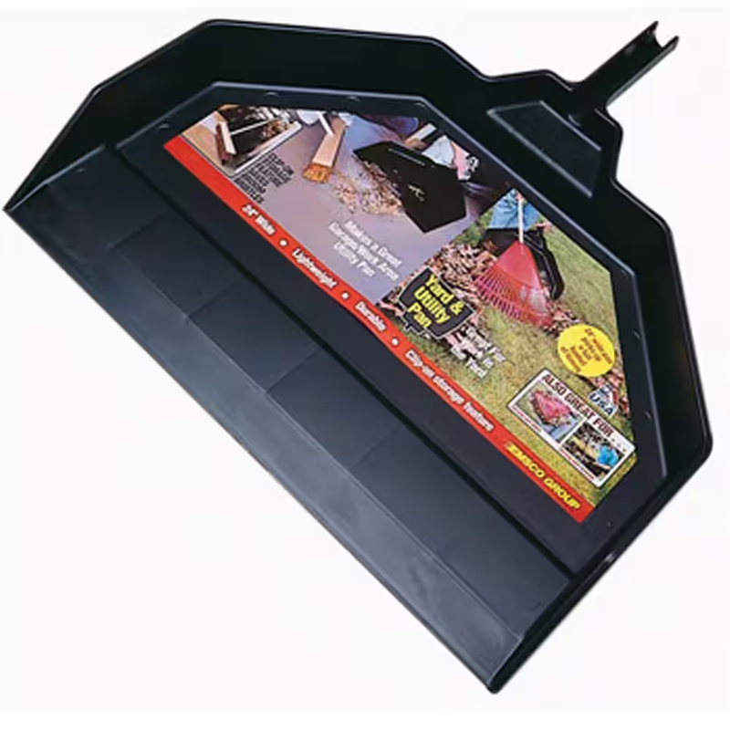 Emsco Leaf Dust Pan Extra Wide 24 Inch Outdoor Indoor Rake Broom Cleanup