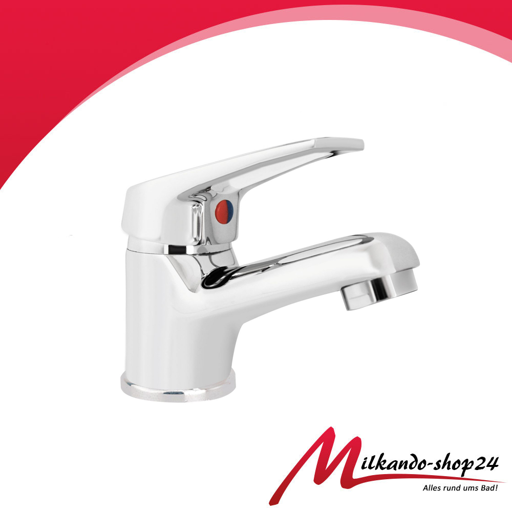 Waschbecken Einhebel Armatur Verchromt Wasserhahn Mischbatterie