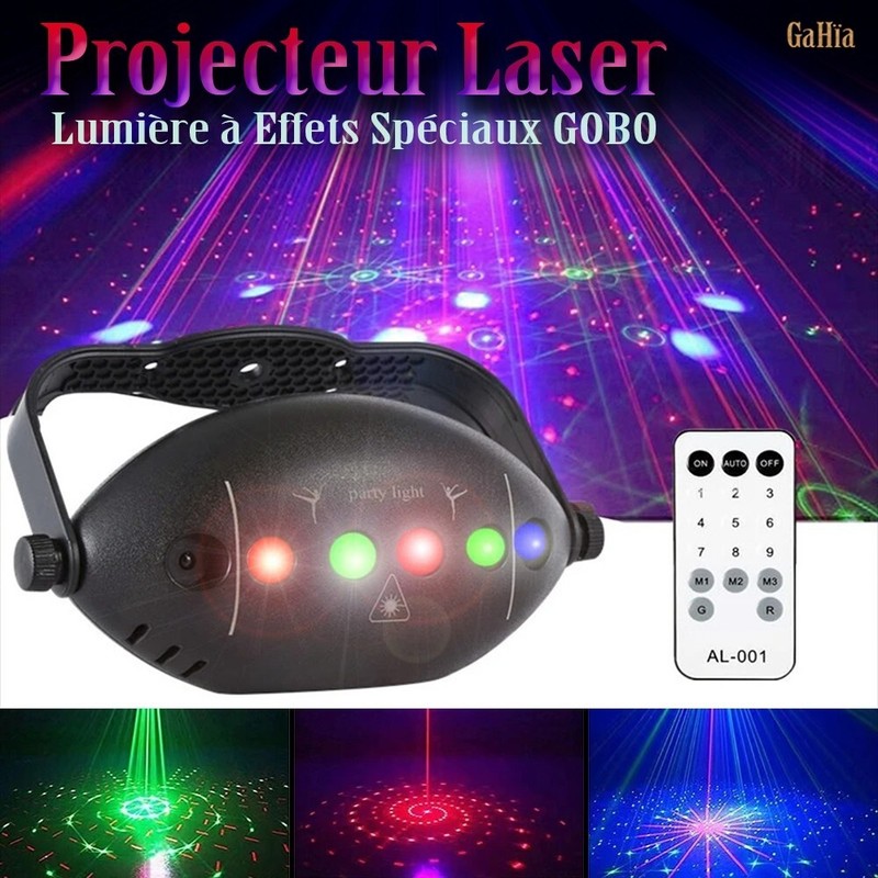 Projecteur Dj LumiÃ¨Re De ScÃ¨Ne De FÃªTes Ã  Effets SpÃ©Ciaux Gobo Laser Motifs Spot