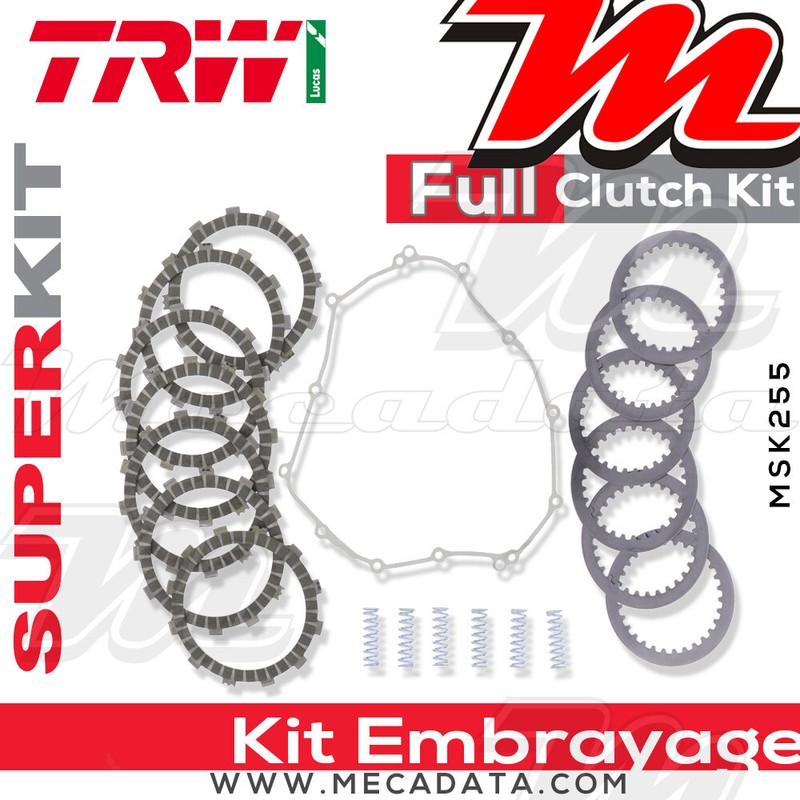 Kit Embrayage (Disques Lisses/Garnis - Ressorts - Joint) Yamaha Tracer 700 2019