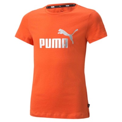 Футболка Puma Essentials + Logo с круглым вырезом и короткими рукавами для мальчиков, размер XL, повседневная